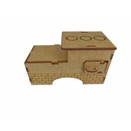 Fogão a Lenha  12x7,5x6,8cm