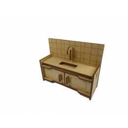 Pia de Cozinha - 11,3x3,8x8,7cm