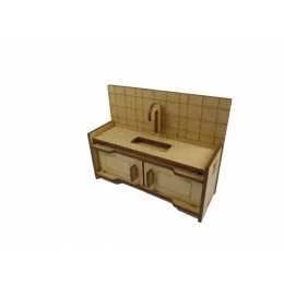 Pia de Cozinha - 11,3x3,8x8,7cm Pia de Cozinha - 11,3x3,8x8,7cm