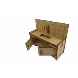 Pia de Cozinha - 11,3x3,8x8,7cm