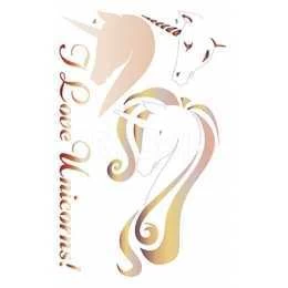 ST290 - Unicórnio - 21x34,4cm Sobreposição