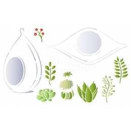 ST317 - Olhos e Flores - 21x34,4cm