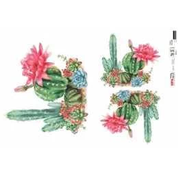 Papel para Decoupage-Opapel 2567 - Cactos I