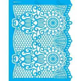 Stencil de Acetato OPA 20x25cm - OPA 2631 - Negativo Renda