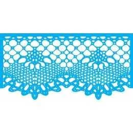 Stencil de Acetato Litocart 15x30cm - LSBCG002 - Renda Croche