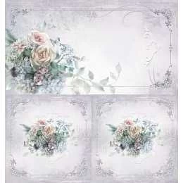 Folha para Scrapbook Dupla Face - OPA2644 - Flor Diversas 2 Folha para Scrapbook Dupla Face - OPA2644 - Flor Diversas 2