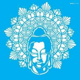 Stencil de Acetato OPA 30,5x30,5cm - OPA 2730 - Mandala Buda