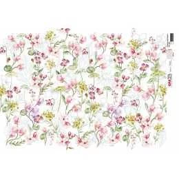 Papel para Decoupage-Opapel 2819-Flores Micro IV