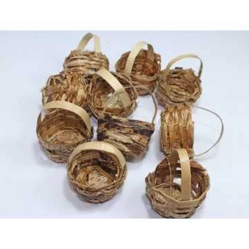 Cesta de Palha - Miniatura...