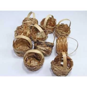 Cesta de Palha - Miniatura...