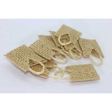 Sacola de Fibra de Juta -...