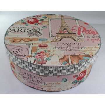 Caixa Redonda Prata Gd.