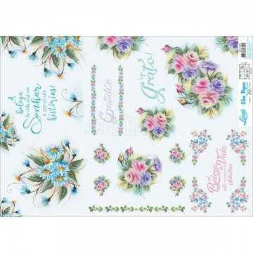 Papel para Decoupage Slim...