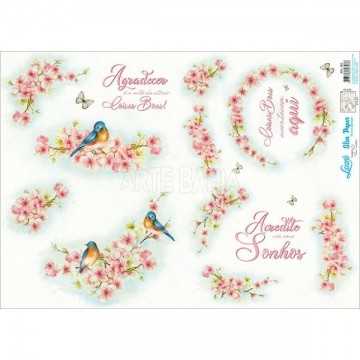 Papel para Decoupage Slim...