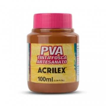 Tinta PVA - Marrom 100ml -...