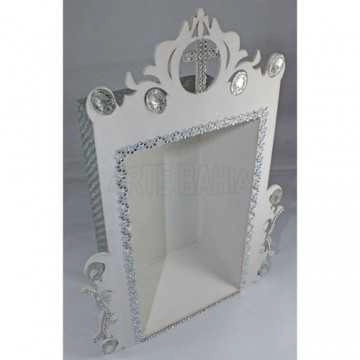 Oratório Gd. - Branco e Prata