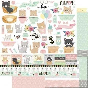 Folha para Scrapbook Dupla...