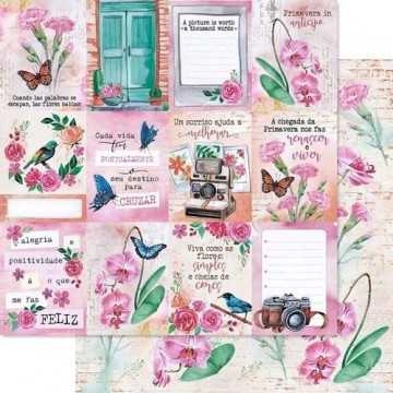 Folha para Scrapbook Dupla...