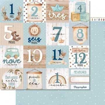 Folha para Scrapbook Dupla...