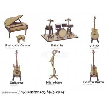 Miniatura em MDF - Kit...