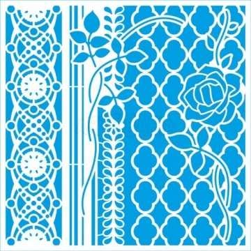 Stencil de Acetato Litoarte...