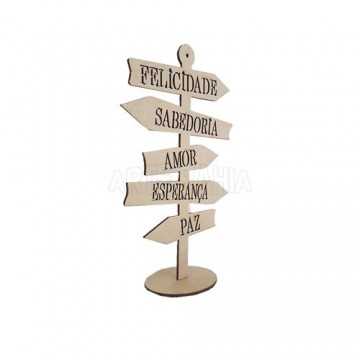 Aplique em MDF - Placa...