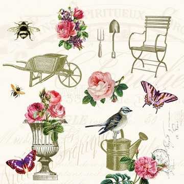 Guardanapo Jardinagem c/...