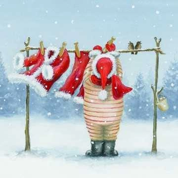 Guardanapo Papai Noel...