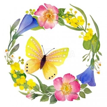 Guardanapo Guirlanda de...