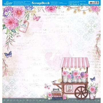 Folha para Scrapbook Dupla...