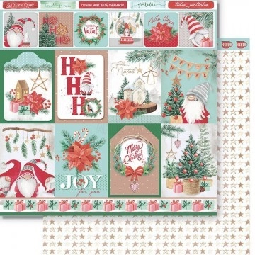 Folha para Scrapbook Dupla...