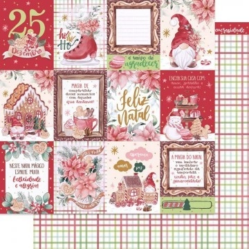 Folha para Scrapbook Dupla...