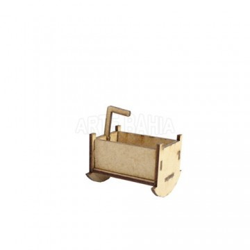 Miniatura em MDF - Berço de...