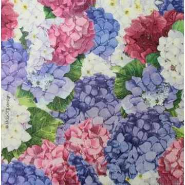 Guardanapo Hortênsias...