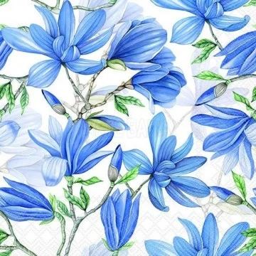 Guardanapo Magnólia Azul no...