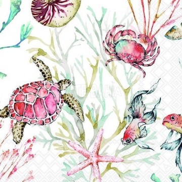 Guardanapo Animais Marinhos...