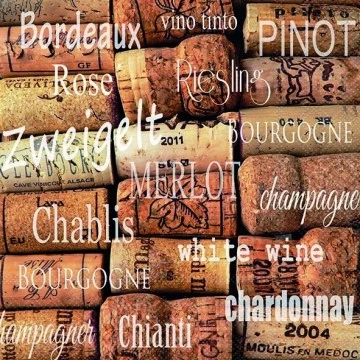 Guardanapo Rolhas de Vinho...