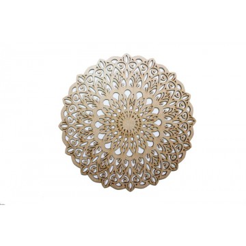 Aplique em MDF - Mandala...