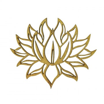 Aplique em MDF - Flor de...