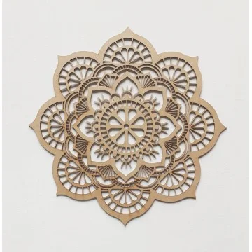Aplique em MDF - Mandala...