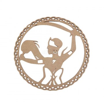 Aplique em MDF - Mandala...