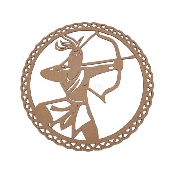 Aplique em MDF - Mandala...