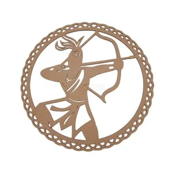 Aplique em MDF - Mandala...