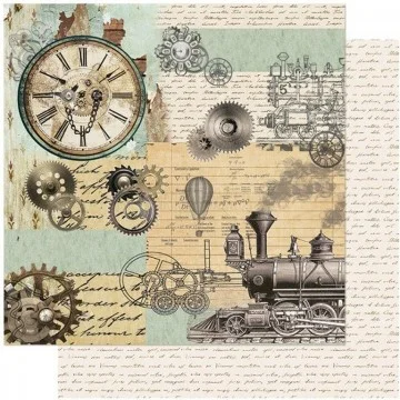 Folha para Scrapbook Dupla...