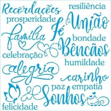 Stencil de Acetato Litoarte...