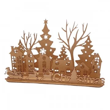 Cenário Natalino Cidade -...