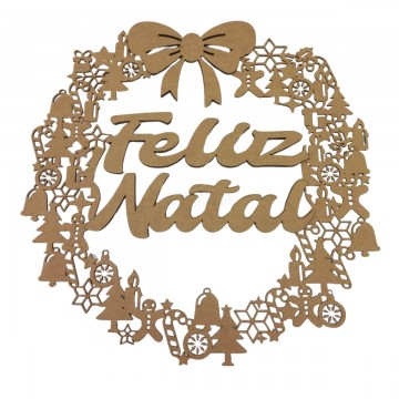 Guirlanda Feliz Natal com...