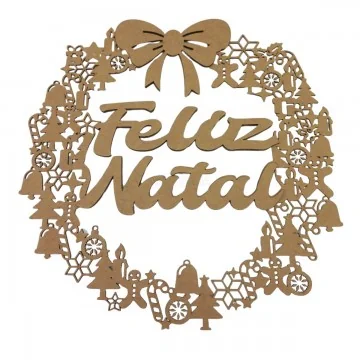 Guirlanda Feliz Natal com...
