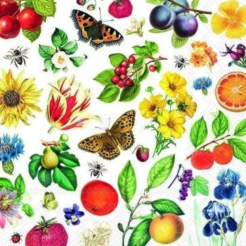 Guardanapo Mix de Flores e...