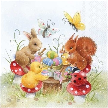 Guardanapo de Páscoa...